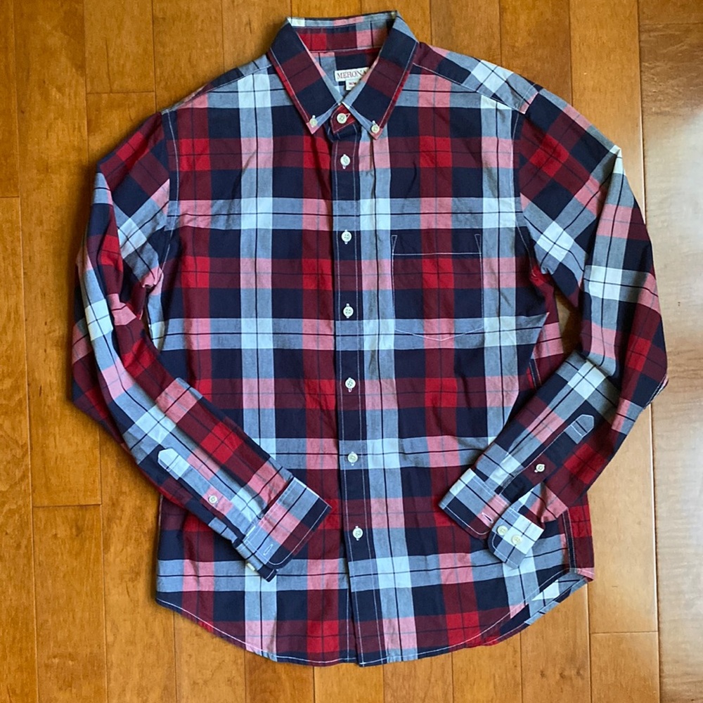 Merona Plaid Dress Shirt